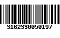 Código de Barras 3162330050197