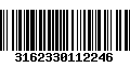 Código de Barras 3162330112246
