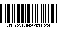 Código de Barras 3162330245029