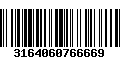 Código de Barras 3164060766669