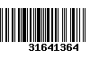 Código de Barras 31641364