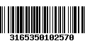 Código de Barras 3165350102570