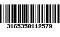 Código de Barras 3165350112579