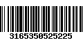 Código de Barras 3165350525225