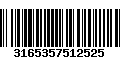 Código de Barras 3165357512525
