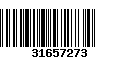 Código de Barras 31657273