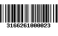 Código de Barras 3166261000023