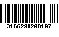 Código de Barras 3166290200197