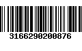 Código de Barras 3166290200876