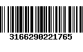 Código de Barras 3166290221765