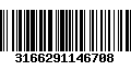 Código de Barras 3166291146708