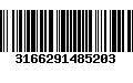 Código de Barras 3166291485203