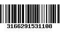 Código de Barras 3166291531108