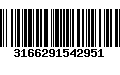 Código de Barras 3166291542951