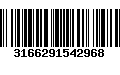 Código de Barras 3166291542968