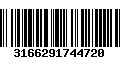 Código de Barras 3166291744720