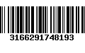 Código de Barras 3166291748193