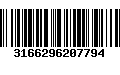 Código de Barras 3166296207794
