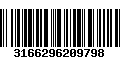 Código de Barras 3166296209798