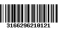 Código de Barras 3166296210121