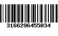 Código de Barras 3166296455034