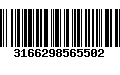 Código de Barras 3166298565502