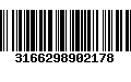 Código de Barras 3166298902178