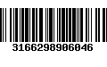 Código de Barras 3166298906046