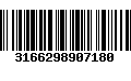 Código de Barras 3166298907180