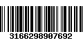 Código de Barras 3166298907692