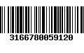 Código de Barras 3166780059120