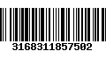 Código de Barras 3168311857502
