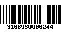 Código de Barras 3168930006244