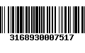 Código de Barras 3168930007517