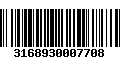 Código de Barras 3168930007708