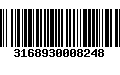 Código de Barras 3168930008248