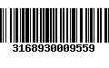 Código de Barras 3168930009559