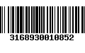 Código de Barras 3168930010852