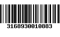 Código de Barras 3168930010883