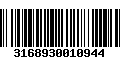 Código de Barras 3168930010944