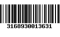 Código de Barras 3168930013631