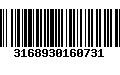 Código de Barras 3168930160731