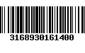 Código de Barras 3168930161400