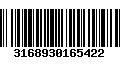 Código de Barras 3168930165422