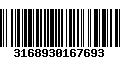 Código de Barras 3168930167693