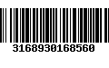 Código de Barras 3168930168560