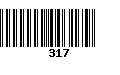 Código de Barras 317