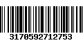 Código de Barras 3170592712753