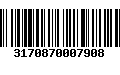 Código de Barras 3170870007908