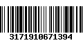 Código de Barras 3171910671394